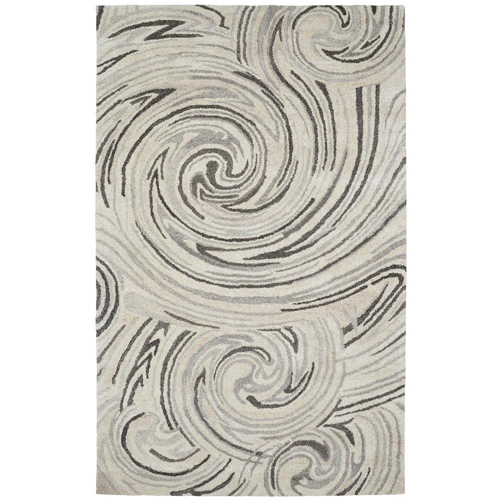 Dynamic Rugs 7811-717 Posh 2 Ft. X 4 Ft. Rectangle Rug in Grays